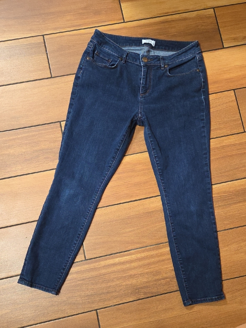 LOFT Dark Blue Skinny Jeans